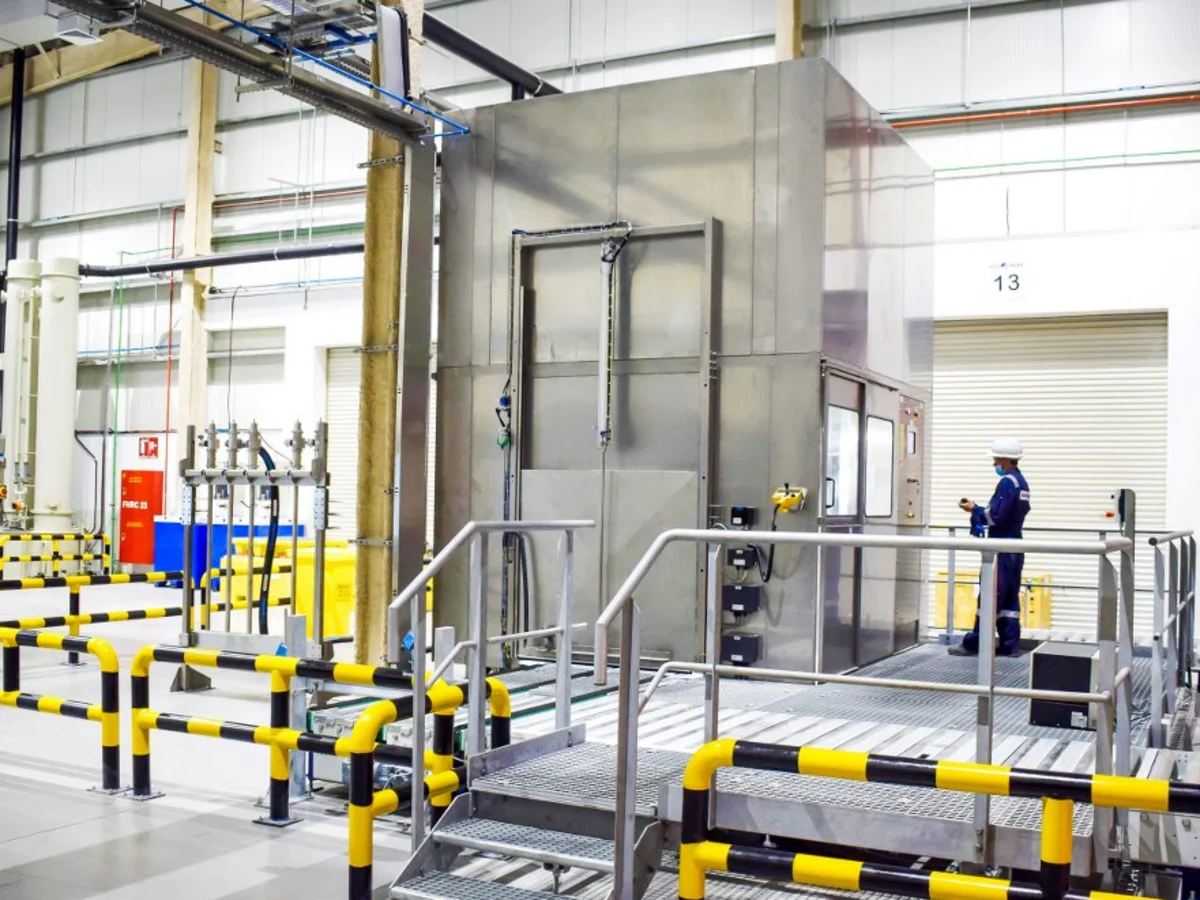 [Translate to English:] Palettenfüllroboter Integra 71