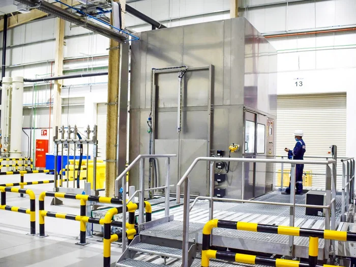 [Translate to English:] Palettenfüllroboter Integra 71