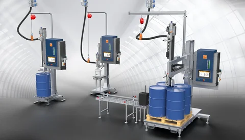 [Translate to English:] Halbautomatische Befüllung ELEMENTRA